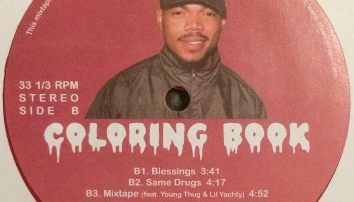 Coloring book chance the rapper vinyl